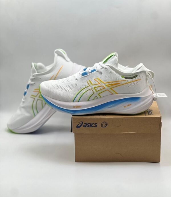 ASICS GEL Nimbus 26 White/Blue Sneakers